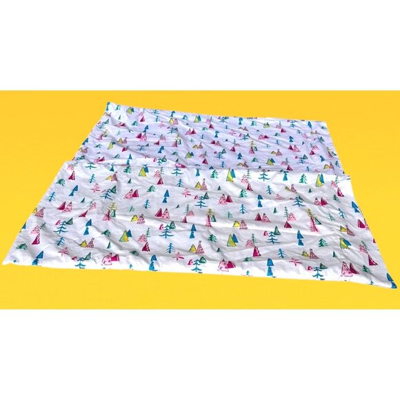 Modern Southern Home Christmas Tree Pillowcases King White 19 in W 38 in… - Picture 6 of 12